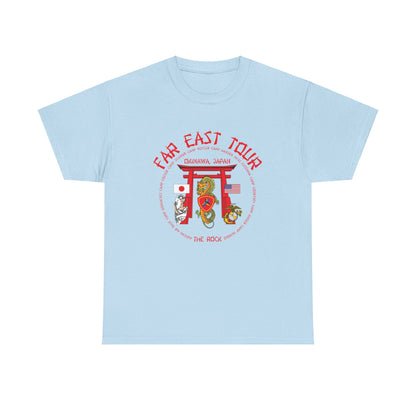 Far East Tour Okinawa Japan   Unisex Heavy Cotton Tee