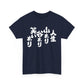 "Life's Journey: Japanese Calligraphy Label for Joyful Living Unisex Heavy Cotton Tee