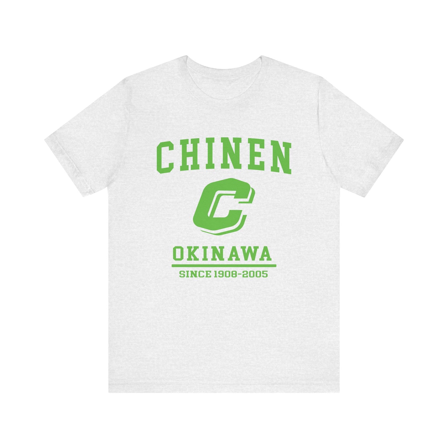 Chinen Okinawa Unisex Jersey Tee - Retro Style, Casual Comfort