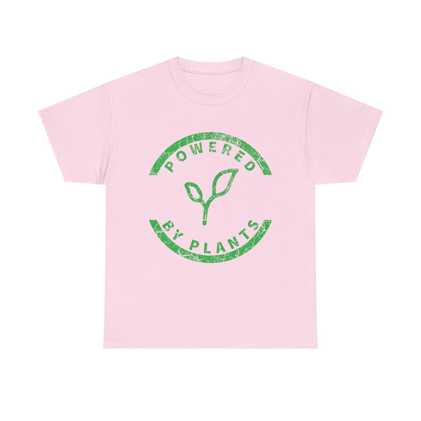 Powered by Plants Vegetarian Vegan Unisex Heavy Cotton Tee