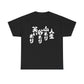 "Life's Journey: Japanese Calligraphy Label for Joyful Living Unisex Heavy Cotton Tee