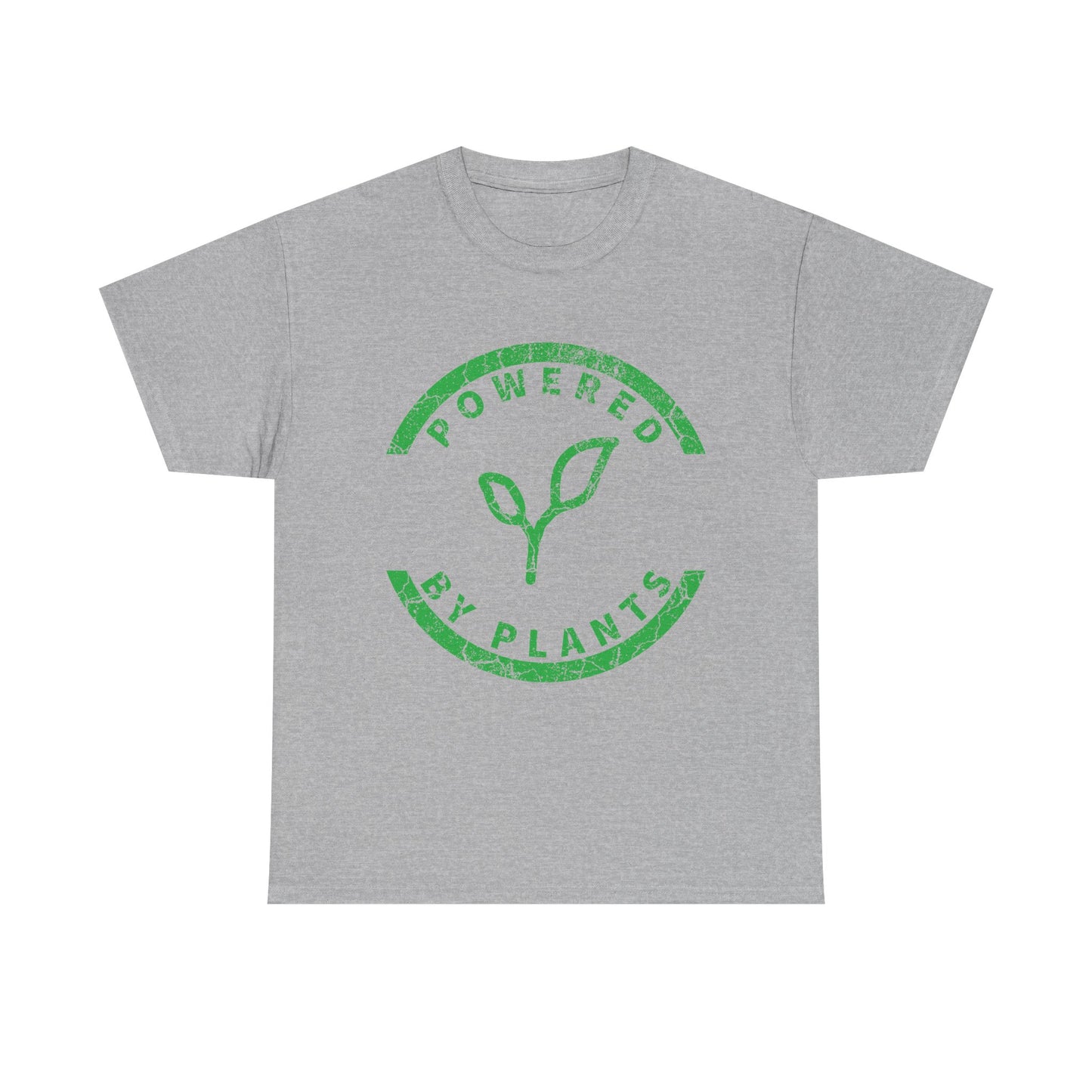Powered by Plants Vegetarian Vegan Unisex Heavy Cotton Tee