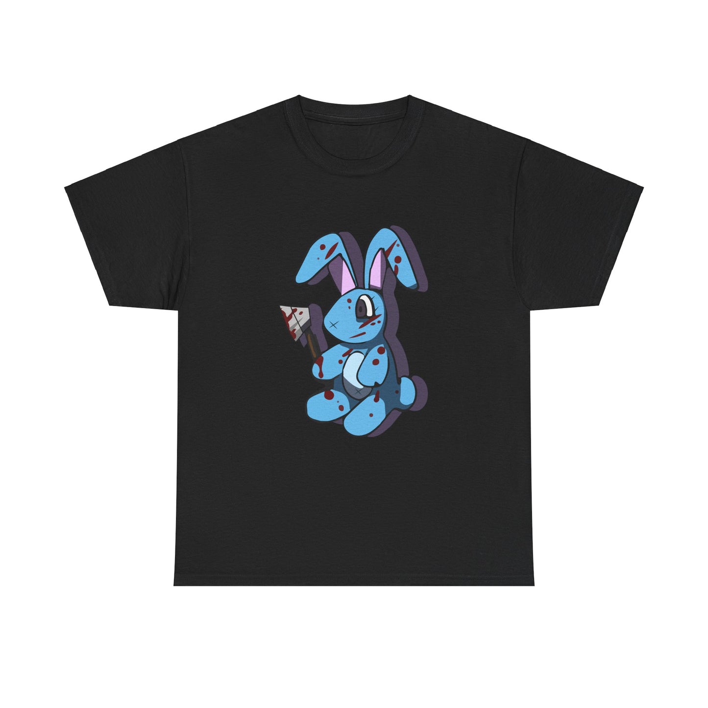 Kawaii Rabbit Zombie Usagi Cute Design Japan  Unisex Heavy Cotton Tee