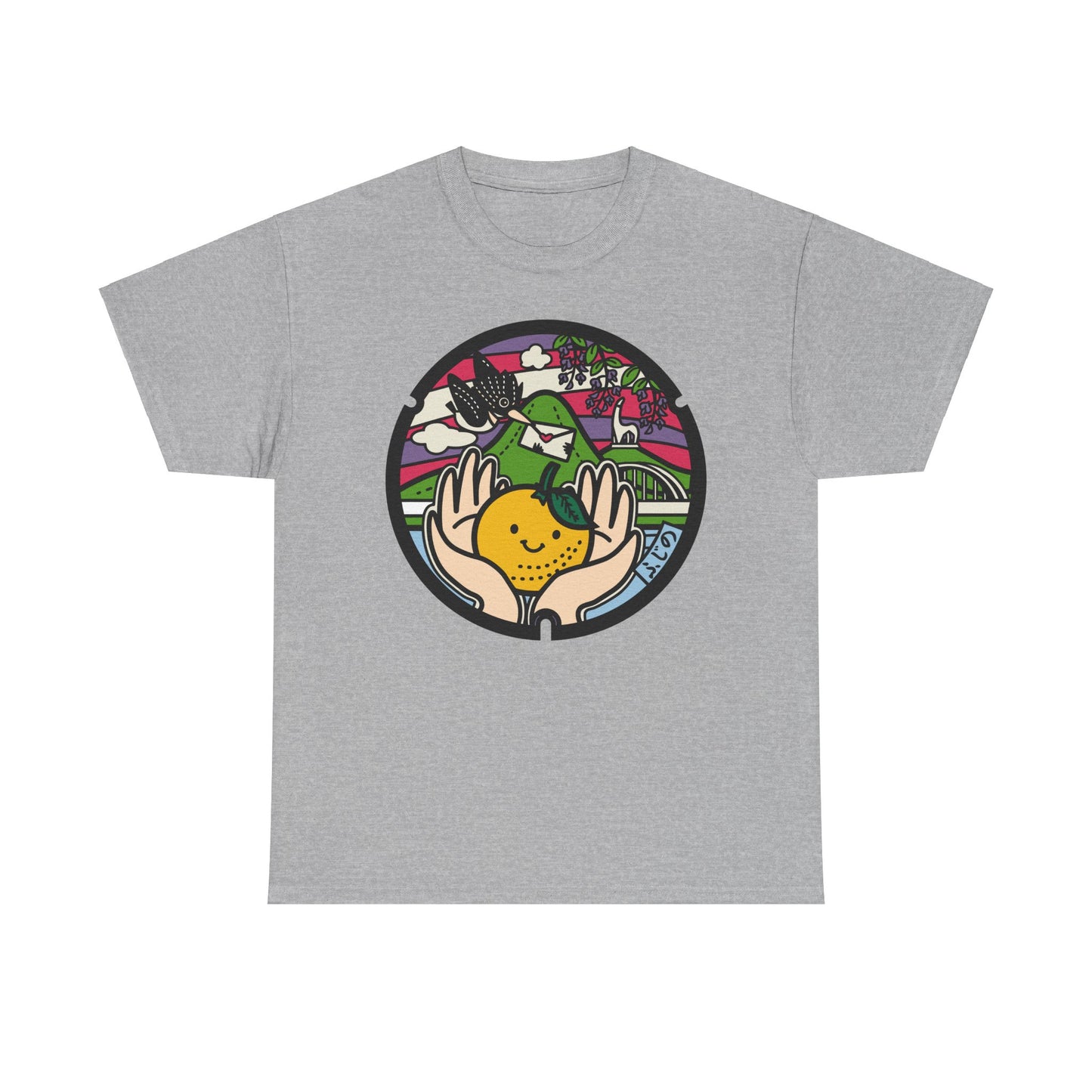 Yamanami Onsen: Where Art Meets Warmth  Heavy Cotton Tee