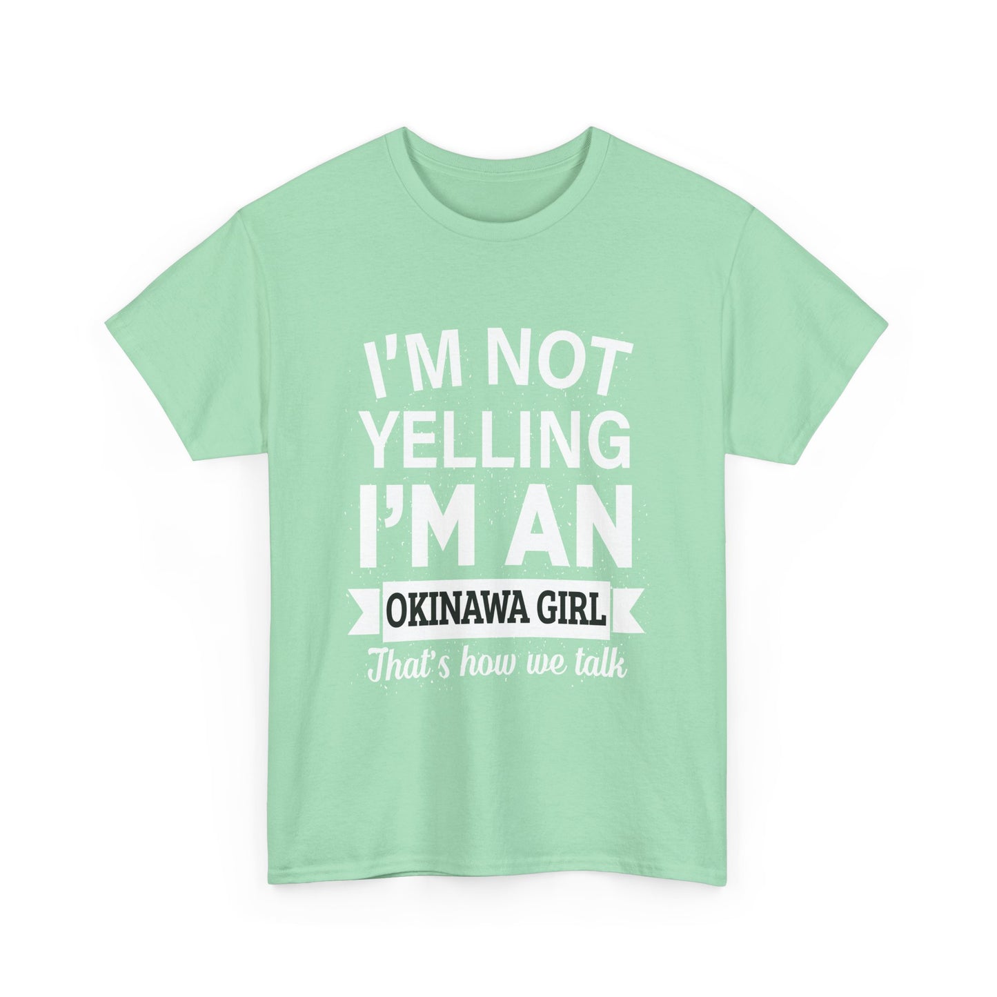 Okinawan Girl Uchinanchu Okinawan Girl 沖縄 Unisex Heavy Cotton Tee