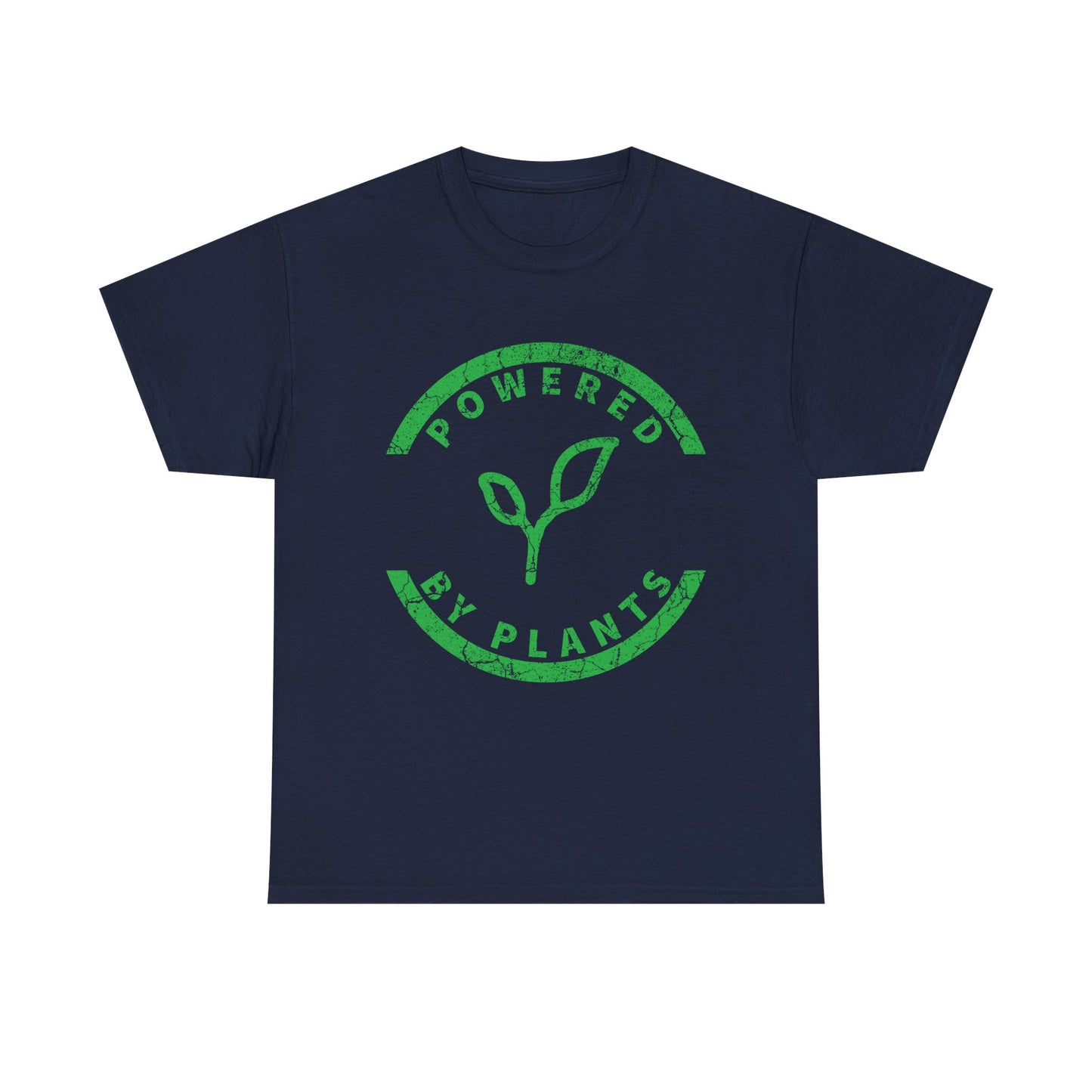 Powered by Plants Vegetarian Vegan Unisex Heavy Cotton Tee