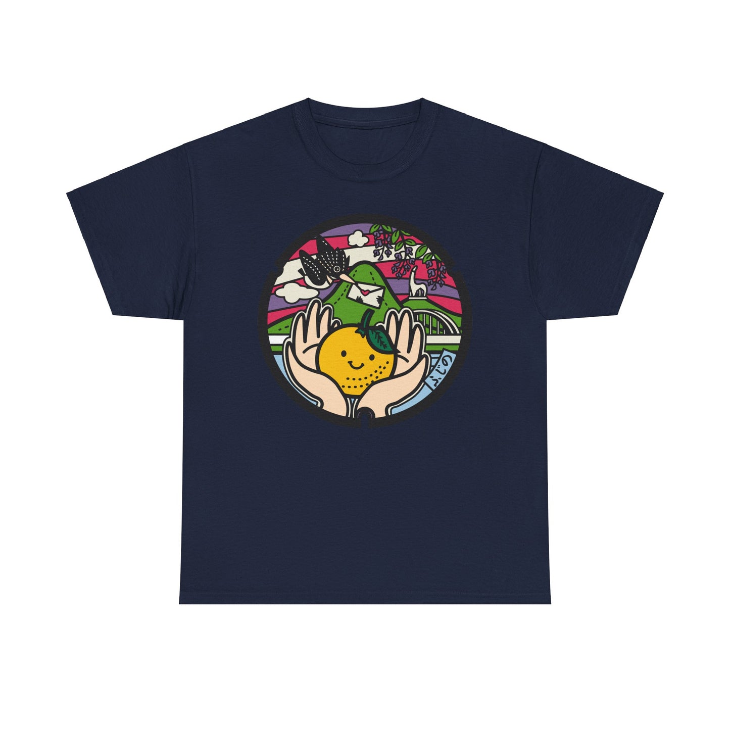 Yamanami Onsen: Where Art Meets Warmth  Heavy Cotton Tee