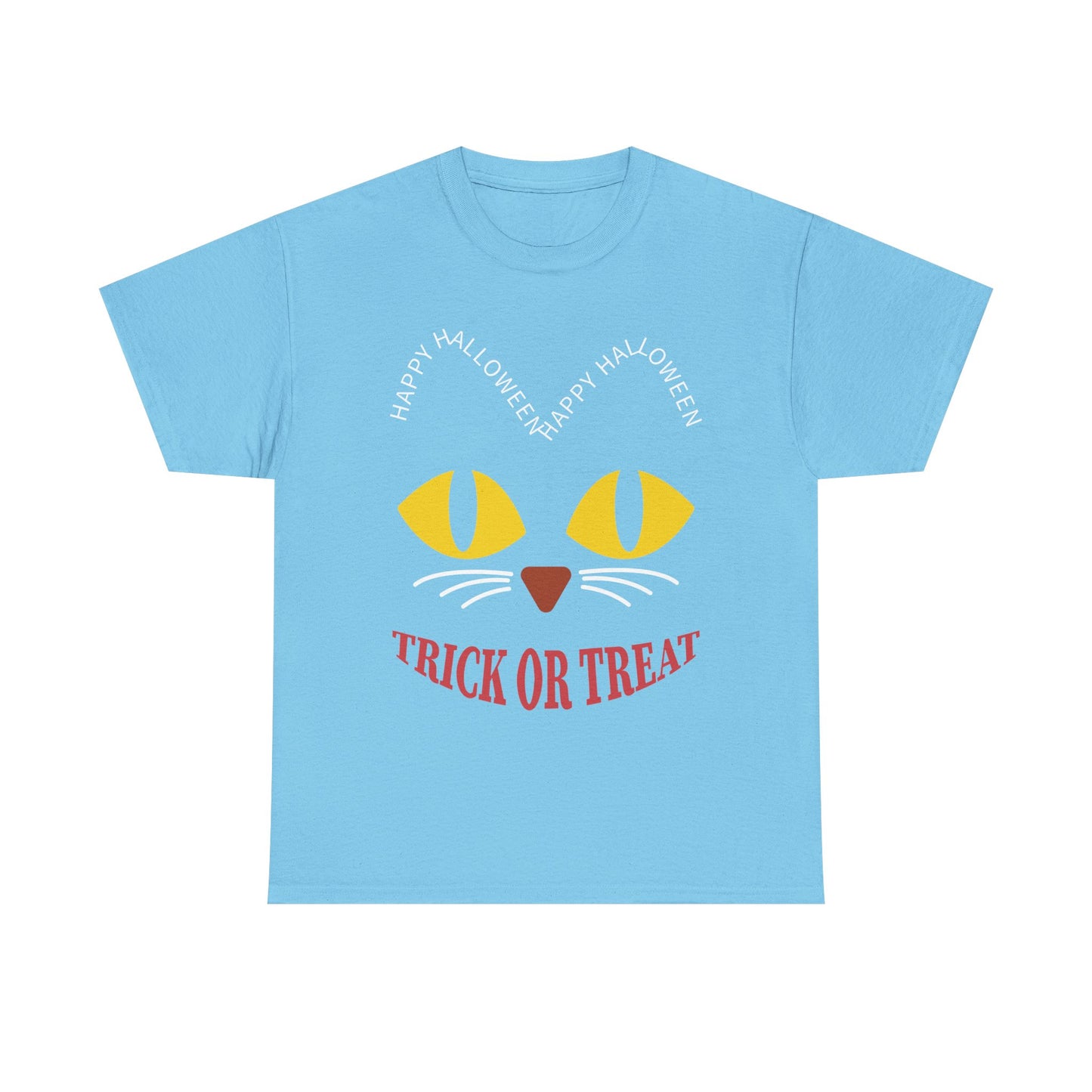 Happy Halloween Trick or Treat Unisex Heavy Cotton Tee