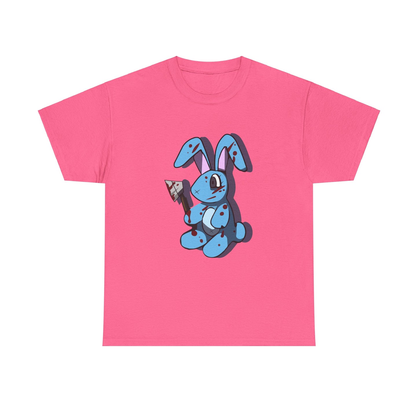 Kawaii Rabbit Zombie Usagi Cute Design Japan  Unisex Heavy Cotton Tee