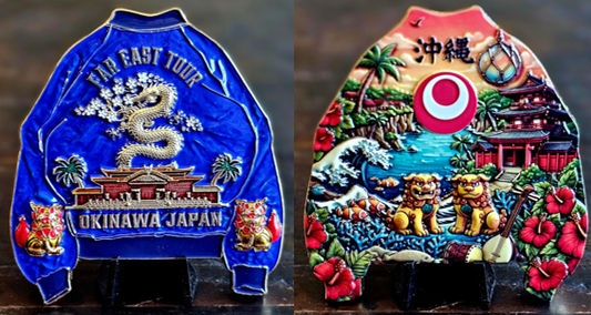 Far East Tour Jacket Okinawa 3.5" Challenge Coin