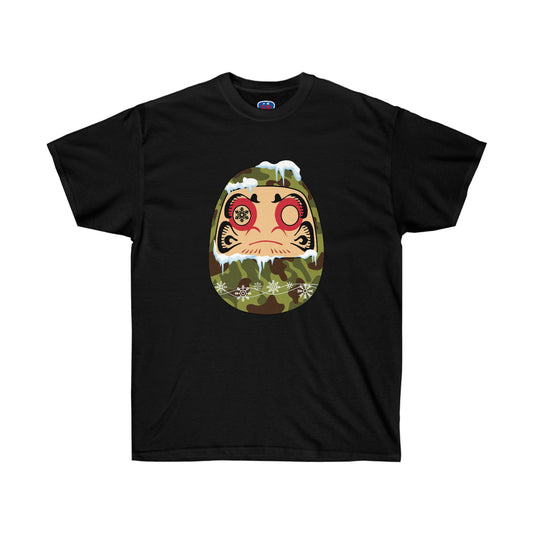 Christmas Daruma Camo Solider Unisex Cotton Tee