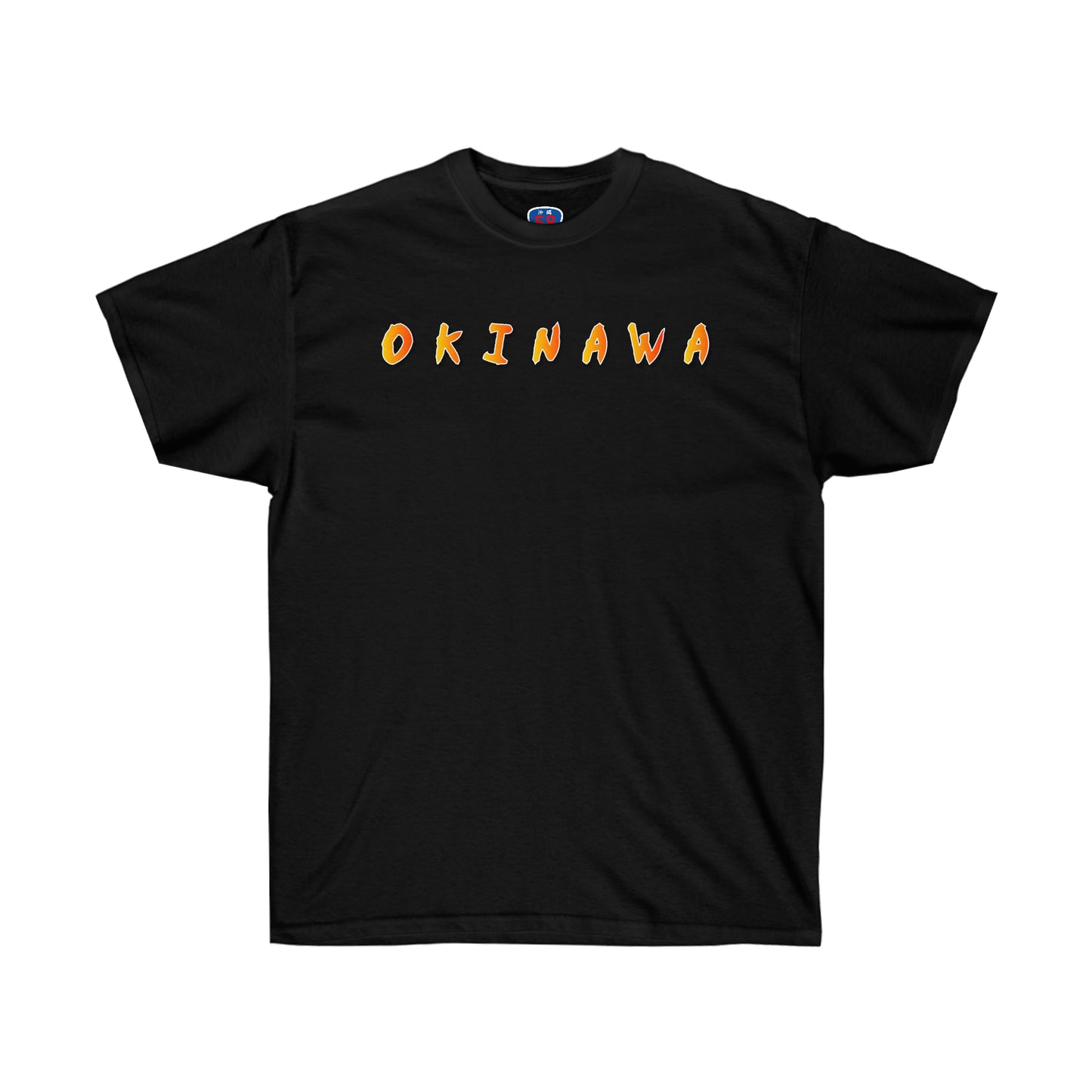 Okinawa Black Anime Font Unisex Ultra Cotton Tee