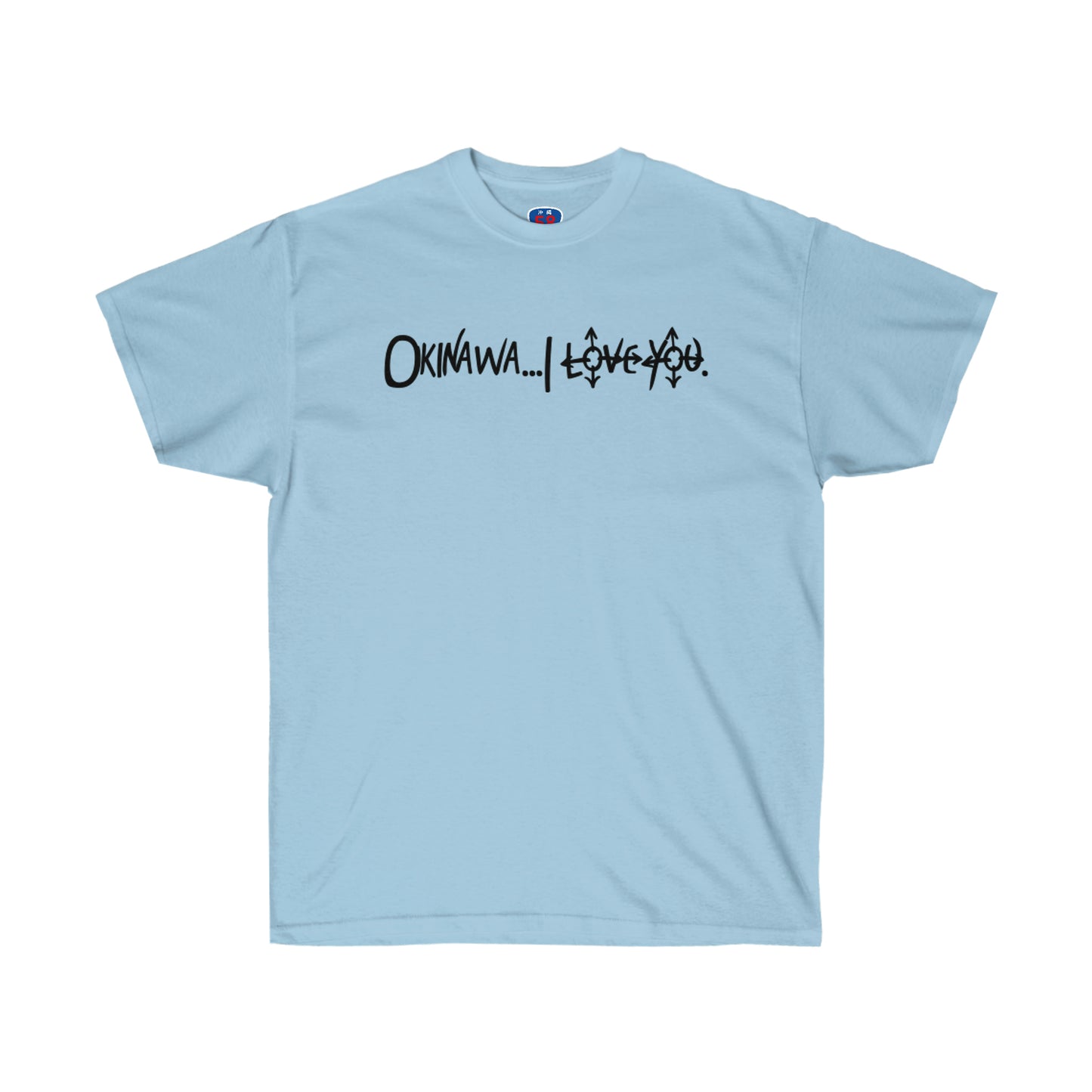 Okinawa I Love You Light Blue Unisex Ultra Cotton Tee